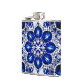 Flacon spécial aux couleurs Bleues Blancs Design (Gauche)