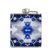 Flacon spécial aux couleurs Bleues Blancs Design (Dos)