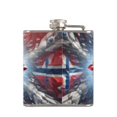 Flacon spécial avec Design de couleurs norvégienne (Dos)