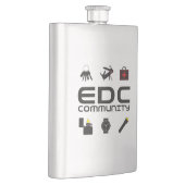 Flacon SS - logo EDCC en noir avec couleurs (Droite)