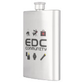 Flacon SS - logo EDCC en noir avec couleurs (Gauche)