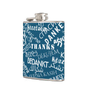 Flacon texte Merci multilingue Vos couleurs (Gauche)