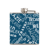 Flacon texte Merci multilingue Vos couleurs (Dos)