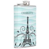 Flacon turquoise Tour Eiffel (Droite)