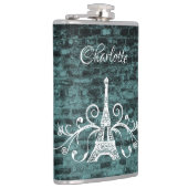 Flacon turquoise Tour Eiffel (Droite)