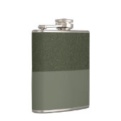 Flacon vert mousse texturé avec conception de frac (Droite)