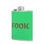 Flacon vert pâle enveloppé (Gauche)