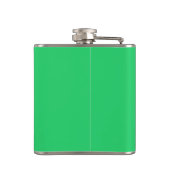 Flacon vert pâle enveloppé (Dos)