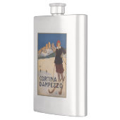 Flacon vintage Alpes italiennes (Gauche)