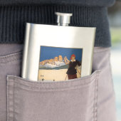 Flacon vintage Alpes italiennes (En situation)