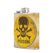 Flacon vintage d'étiquette de poison (Gauche)