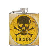 Flacon vintage d'étiquette de poison (Devant)