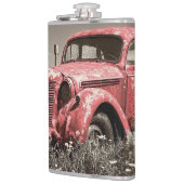 Flacon vintage rouille rouge camion (Gauche)