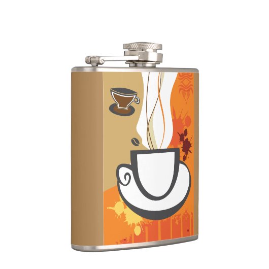 Flacon vinyle de la coupe de café (Droite)