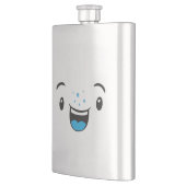 Flacon visage bleu souriant Kawaii (Gauche)