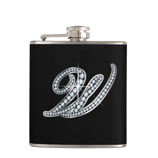 Flacon W Script "Diamond Bling" (Devant)