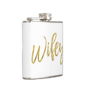 Flacon Wifey avec typographie à huile d'or (Droite)