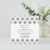 Flacons de neige noirs + blancs invitation de mari (Debout devant)