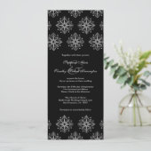 Flacons de neige noirs + blancs invitation de mari (Debout devant)