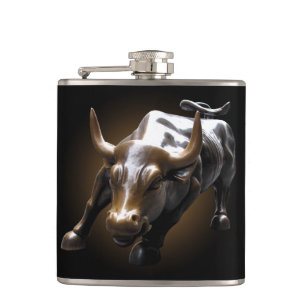 Flacons New York NYC Souvenir Bull Statue Flacon