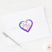 fladderend plezier hart sticker (Envelop)