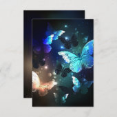 Fladderende Nachtvlinder Aankondiging (Voorkant / Achterkant)