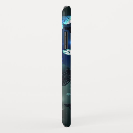 Fladderende Nachtvlinder Case-Mate iPhone Case (Achterkant/rechts)