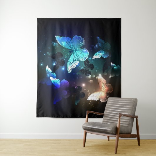 Fladderende Nachtvlinder Wandkleed (In situ)