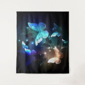 Fladderende Nachtvlinder Wandkleed (Voorkant)