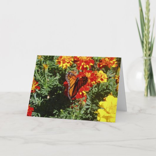 "Fladderende" Pasen kaart (Voorkant)