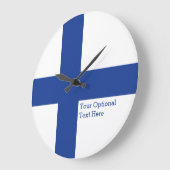 Flag aangepaste muur klok (Hoek)