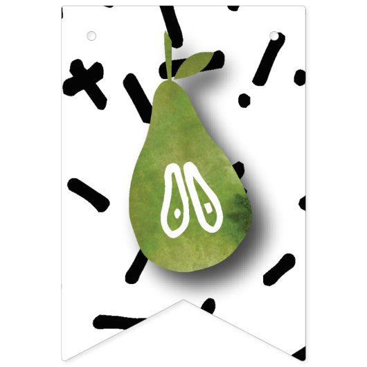 FLAG BANNER | Tweetti Frutti Birthday Party (Tweede vlag)