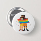 FLAG-BEER-ERS Love Ronde Button 5,7 Cm (Voorkant /achterkant)