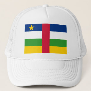 Flag CF Centraal-Afrikaanse Republiek Trucker Pet