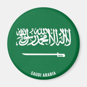 Flag charmante patriottische tak van Saudi-Arabië Magneet