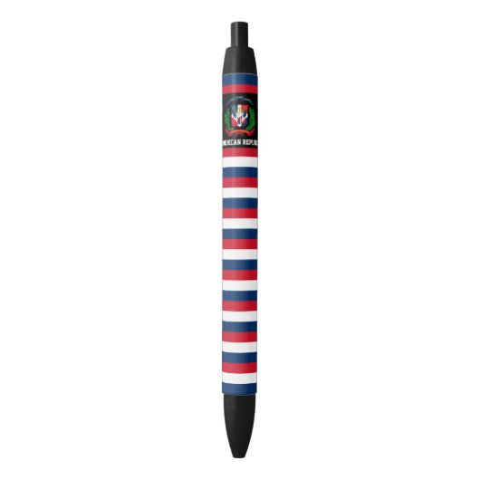 Flag Cute Patriotic Zwarte Inkt Pen (Voorkant Verticaal)