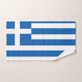 Flag de Greece (Serviette à main)