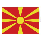 Flag de Macedonia (Devant horizontal)