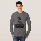 Flag-gravenstijl van de deelstaat KLIFORNIË T-shirt (Voorkant volledig)