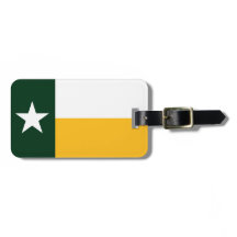 Flag Green and Gold Texas