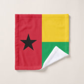 Flag Guinee-Bissau Bad Handdoek (Wasdoekje)