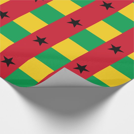 Flag Guinee-Bissau Cadeaupapier (Hoek)