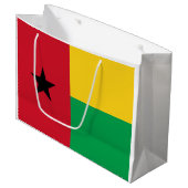 Flag Guinee-Bissau Groot Cadeauzakje (Voorkant Gekanteld)