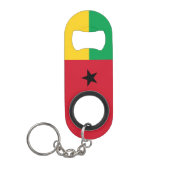 Flag Guinee-Bissau Mini Flessenopener (Voorkant)