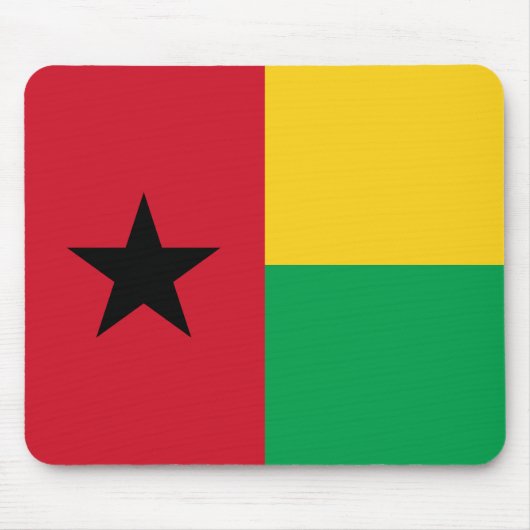 Flag Guinee-Bissau Muismat (Voorkant)