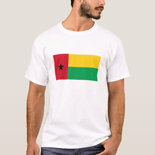 Flag Guinee-Bissau T-shirt (Voorkant)