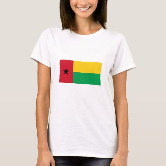 Flag Guinee-Bissau T-shirt (Voorkant)