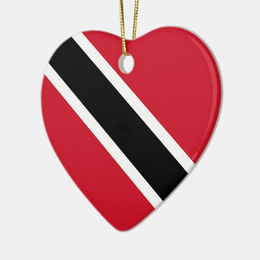 Flag Heart Ornament van Trinidad en Tobago (Links)