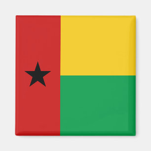 Flag Magnet uit Guinee-Bissau Magneet