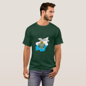  Flag map of San Marino T-shirt (Voorkant volledig)